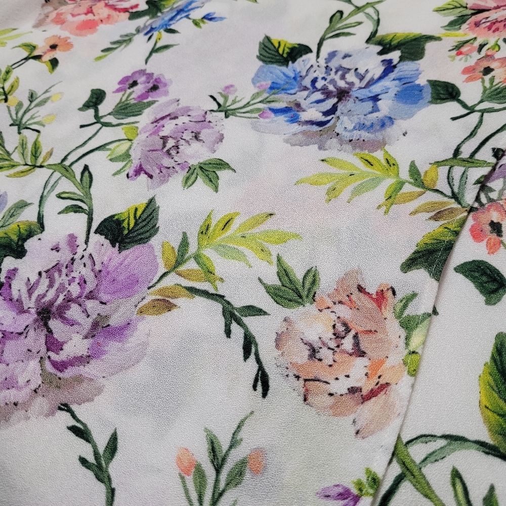 ALICE + OLIVIA Trixie Women's Size 14 floral print mini dress - Picture 9 of 16